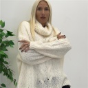 maglione collo ad anello tracy